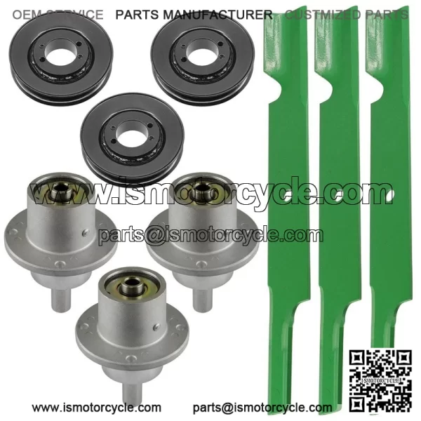 61" Deck Spindle Pulley & Blade for Ferris DDS61 5901115 DD61BVE HydroWalk