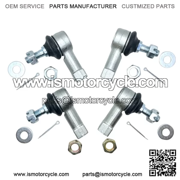 Heavy Duty Chromoly Tie Rod Ends End Left Right Kit TRX250R TRX400EX TRX450R - Image 3