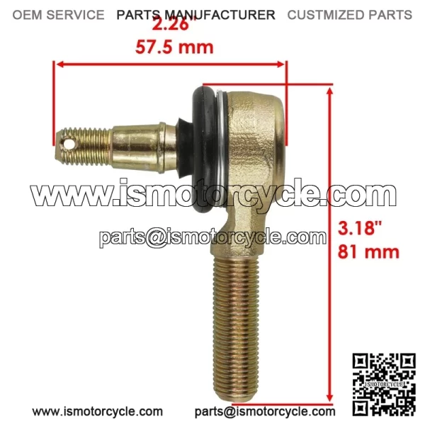 Tie Rod End Kit for Yamaha YFZ450V YFZ-450V YFZ 450V 2006 2 Sets - Image 2