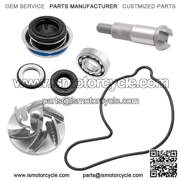 Water Pump Impeller Bearing Seal Shaft Kit for Honda TRX450R 2004 2005 2006-2009 - Image 3