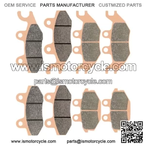 Front & Rear Sintered Brake Pads For Kawasaki KAF820 Mule PRO FX FXR FXT 16-2023