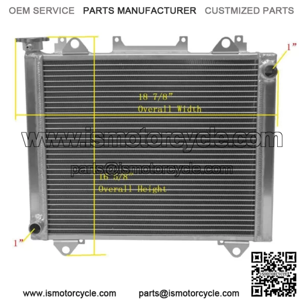All Aluminum Radiator For 2014-2021 Kawasaki Teryx 800 KRF800/Teryx4 800 KRT800 For: More than one vehicle - Image 2