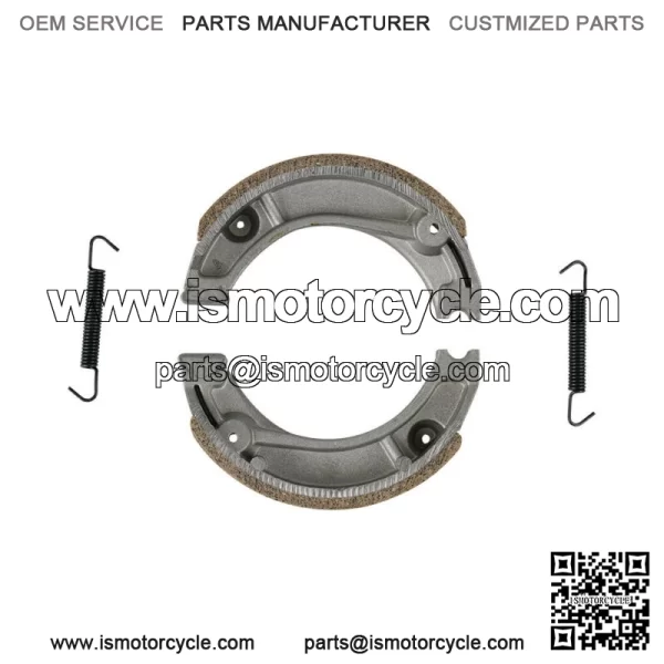 Pair Front Rear Brake Shoes Pads for Honda CB125S 1979-1982 XR200R 1981-2000 (For: Honda CT110)