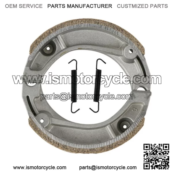 Front Rear Brake Shoes Pads for Honda CB125S CR125M CR80R CT70 CT90 ST90 XL100 (For: Honda CT110)