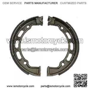 Replica Mechanical Rear Brake Shoe Set fits Harley Davidson 23-1750