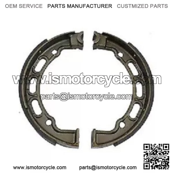 Replica Mechanical Rear Brake Shoe Set fits Harley Davidson 23-1750