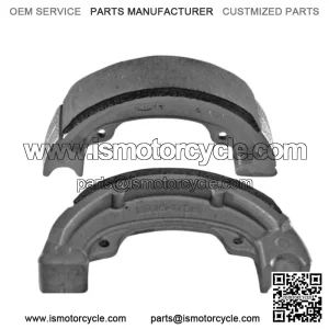 Honda QR50 rear brake shoes (1983-1987) H302 style