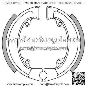Rear Brake Shoes for Honda QR50 1983-1990