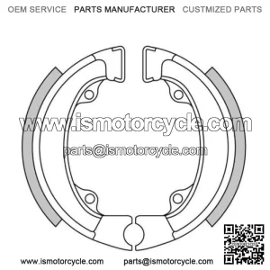 Rear Brake Shoes Fit HONDA QR50 1983 1984 1985 1986 1987 1988 1989 1990 S4S