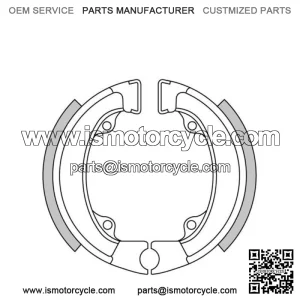 Brand New * * Rear Brake Shoes For HONDA QR50 50cc '83-90