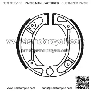 MCS825 Brake Shoes inc Springs Fits Honda QR 50