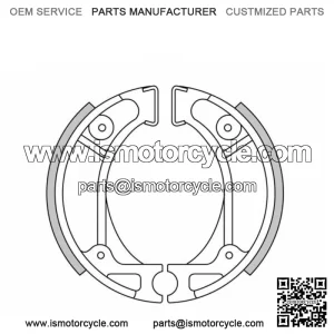 Brand New * * Rear Brake Shoes For HONDA QR50 50cc '91-98
