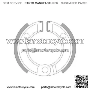 Front Brake Shoes Fit HONDA QR50 1991 1992 1993 1994 1995 1996 1997 1998 S4S