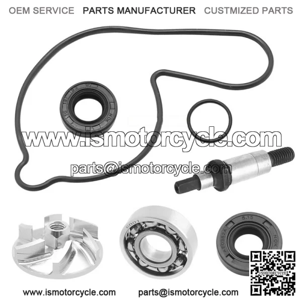 Water Pump Rebuild Kit for Yamaha YFZ450 2004-2013 Impeller Bearing Shaft Gasket - Image 5