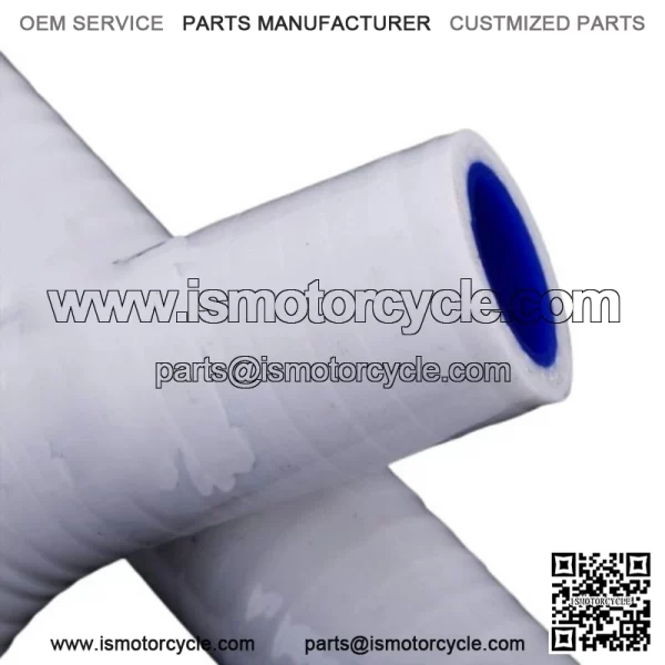 For 2006-2018 Honda TRX450R TRX450ER White Silicone Coolant Radiator Hose Kit - Image 3