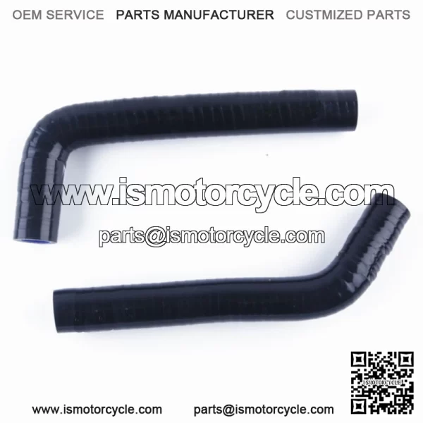 For 2004-2013 Yamaha YFZ 450 YFZ450 Silicone Radiator Hoses Black Coolant Pipe - Image 2