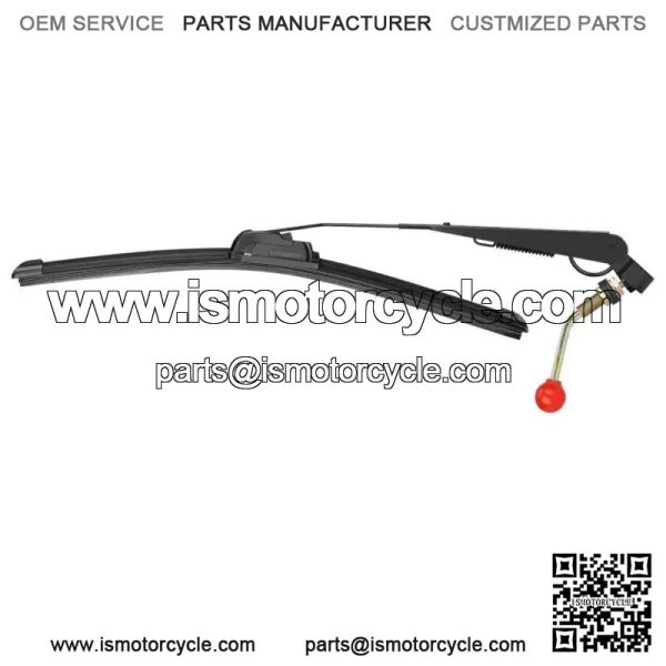 UTV Manual Hand Operated Windshield Wiper for Polaris RZR 900 1000 Ranger 570 For: More than one vehicle