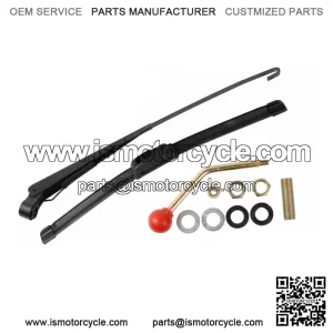 UTV Manual Hand Operated Windshield Wiper Rubber Blade Universal Replacement Kit For: More than one vehicle