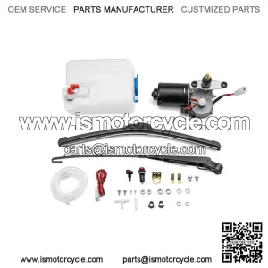 For Kawasaki Mule Teryx KRX 1000 UTV Electric Windshield Wiper Motor Washer Pump For: More than one vehicle