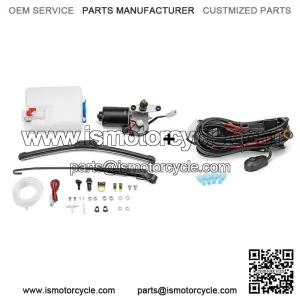 12V Electric Windshield Wiper Motor Kit + Wiring For Honda Pioneer 500/700/1000 For: More than one vehicle