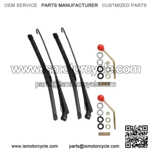 2Set UTV Manual Hand Operated Windshield Wiper for Honda Kawasaki Teryx Polaris For: More than one vehicle