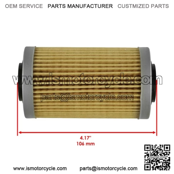 Oil Filter w/ O-Rings For Sea-Doo GTI SE 130 / GTI SE 155 08-15 / GTX 155 08-17 - Image 2