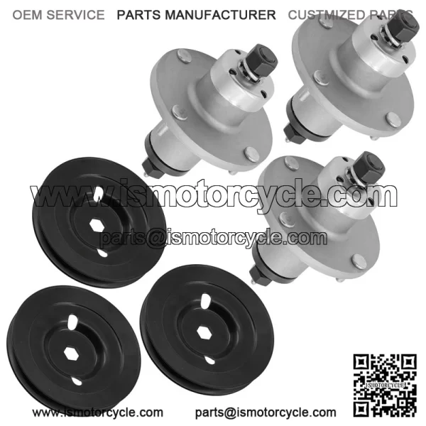 AM137483 M155979 48" Deck Spindle & Pulleys For John Deere Z245 Z255 Z355E