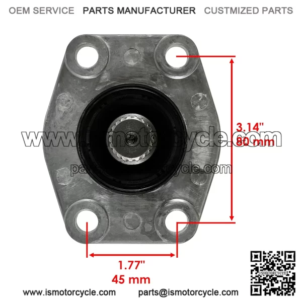 Front Rear Drive Shaft Bearing Carrier Compatible with Kawasaki Mule SX Mule 610 13304-0002 - Image 3