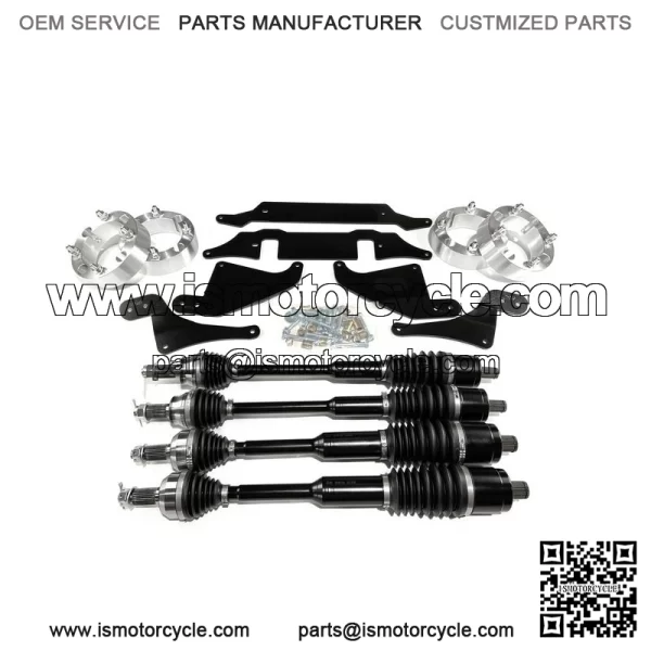 Axles 2" Lift Set with Wheel Spacers for Polaris RZR S 900 & S 1000 - Image 2