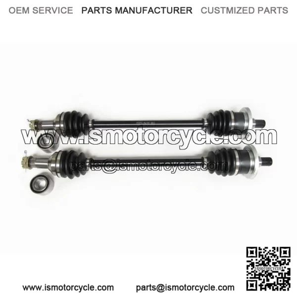 Set of Front Axles & Bearings for Arctic Cat Prowler 550 650 700 1000 4x4 - Image 2