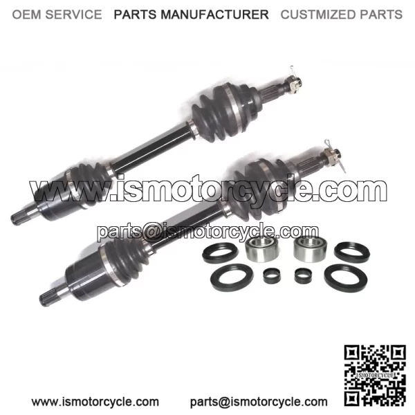 Set of Front CV Axles & Wheel Bearings for Honda Rincon 650 2003-2004 - Image 2