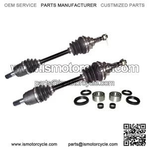 Front Axles with Bearing Kits for Honda Foreman, Rincon & Rubicon 500/680
