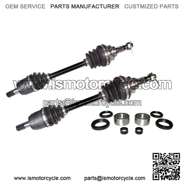Front Axles with Bearing Kits for Honda Foreman, Rincon & Rubicon 500/680