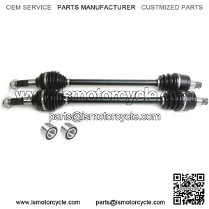 Set of Front Axles & Bearings for Kawasaki Mule Pro FX FXR FXT DX DTX