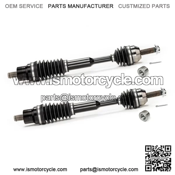 Axles Front CV Axle Pair & Bearings for Polaris Ranger UTV, 1332690