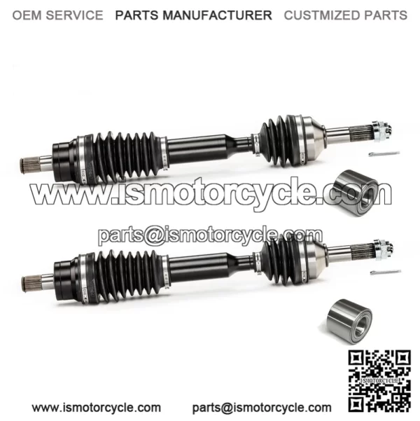 Axles Rear CV Axle Pair & Bearings for Kawasaki Brute Force 650i & 750i