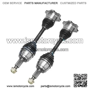 Pair Front CV Axle Shafts for Chevy Silverado GMC Sierra 1500 Tahoe Yukon 6-Lug