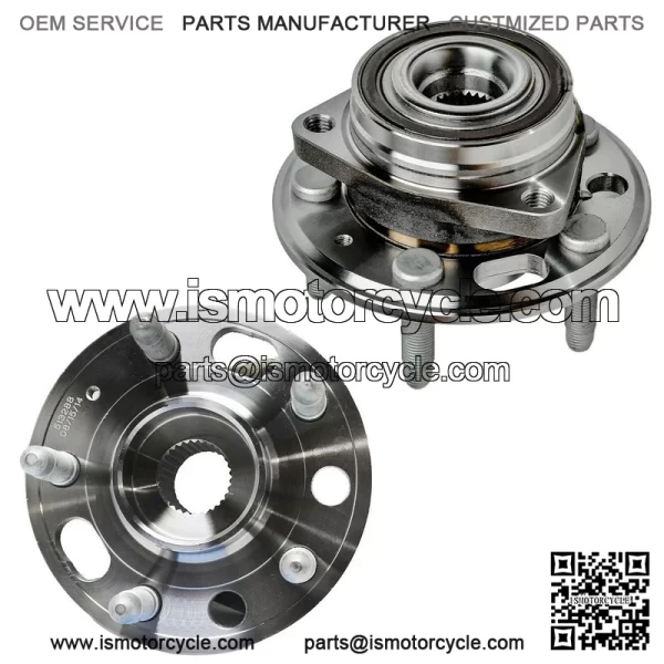 FRONT CV Axle Shaft + Wheel Hub Bearing for 10-16 Chevy Equinox GMC Terrain 2.4L - Image 4