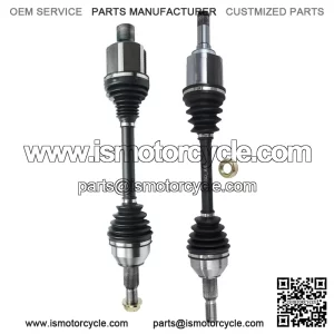 Complete Pair Front CV Axle Shaft Assembly for 2007-17 GMC Acadia Buick Enclave