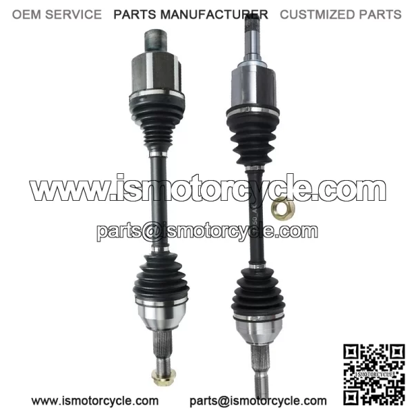 Complete Pair Front CV Axle Shaft Assembly for 2007-17 GMC Acadia Buick Enclave