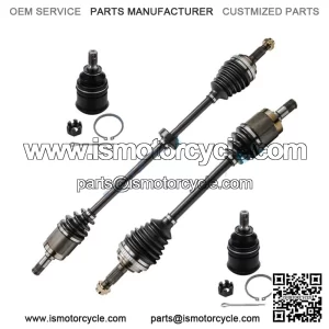 Front CV Axle Shafts Lower Ball Joints for 1992 - 1999 2000 Honda Civic Acura	EL