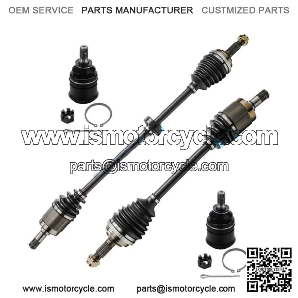 Front CV Axle Shafts Lower Ball Joints for 1992 - 1999 2000 Honda Civic Acura	EL