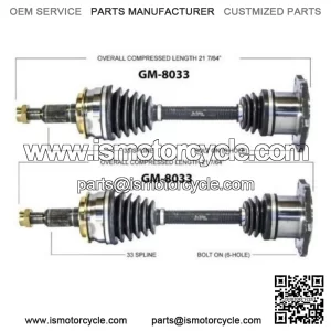 For Chevrolet Tahoe K2500 Silverado 1500 4WD AWD Set of 2 Front CV Axle Shafts