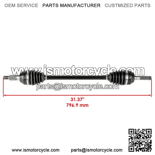 Can-Am Maverick X3 4x4 Turbo 2017-2020 Front Left CV Joint Axle - Image 2