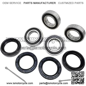Front Wheel Bearing Seal Kits for Suzuki Quadrunner 250 500 Vinson 500 King Quad 250 300 400 Eiger 400 LT-F500F LT-A500F LT-F400 LT-F400F LT-4WD LTF-250 LT-F250F LTF300F LTF400F
