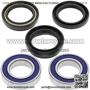 Front Wheel Bearing Seal Kit 25-1108 Compatible with/Replacement for Suzuki LT-4WD 250 Quad Runner 1987-1998, LT-A400 2WD King Quad 2008-2009, LT-A400 Eiger 2wd 2002-2007