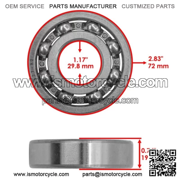 3233714 Gearcase  Bearing For Polaris ATV 1999-2021 For: Polaris Sportsman 570 - Image 2