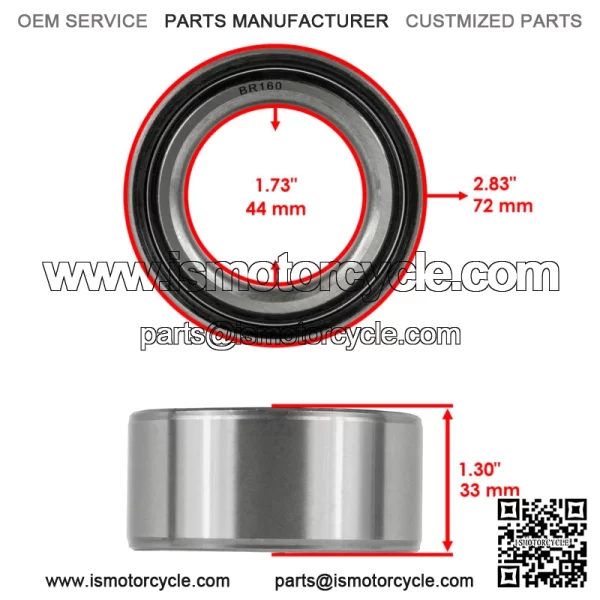 Rear Wheel Knuckle Bearings For Polaris RZR XP 1000 17-20 LE 20 5140634 3514627 - Image 2