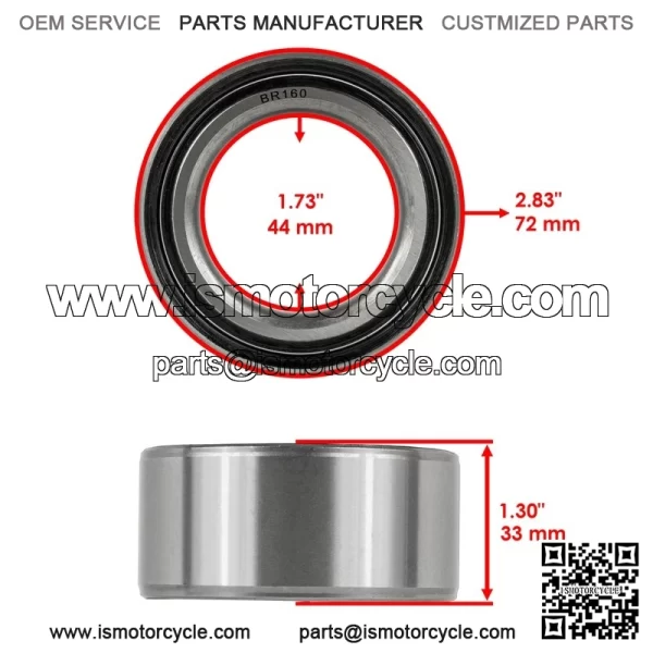 Front Knuckles Bearing For Polaris RZR 800 2008-2013 RZR 570 2012-2020 - Image 2