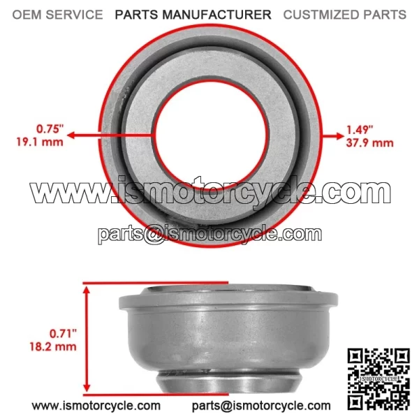 786103 Front Wheel Bearing For Hustler Mini Z / FasTrak SD SDX / Raptor SD RD - Image 2